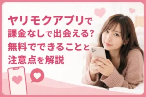 ヤリモクアプリで課金なしで出会える？無料でできることと注意点を解説